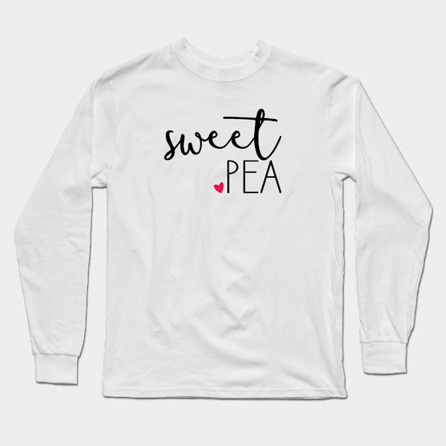 Sweet Pea Long Sleeve T-Shirt by amyvanmeter